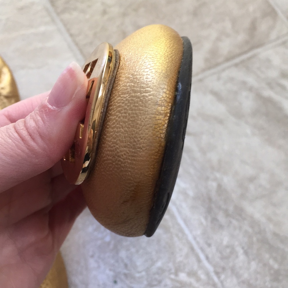 Tory Burch Gold Flats - Picture 8 of 8